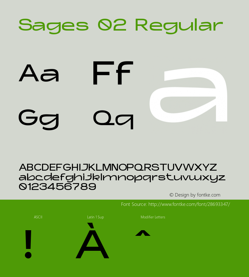 Sages 02 Version 1.00;March 5, 2019;FontCreator 11.5.0.2427 64-bit Font Sample