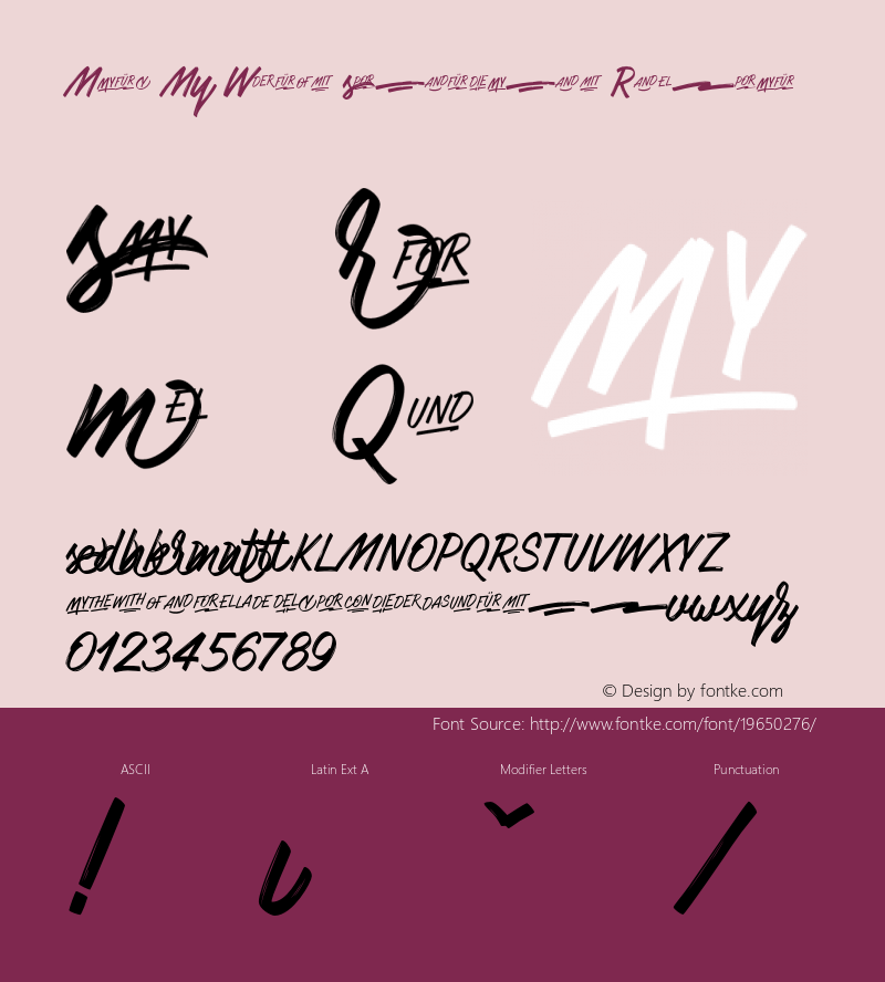 MarkMyWordsAlternates 1.000 Font Sample