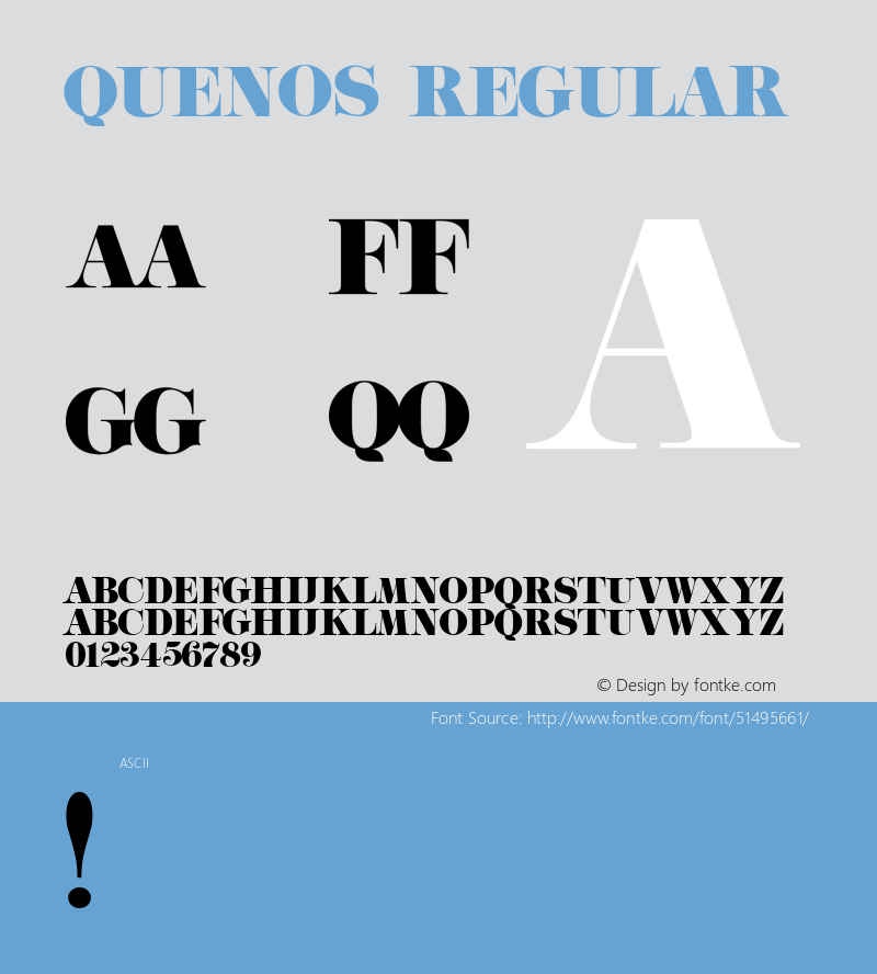 Quenos Version 1.024;Fontself Maker 1.1.1 Font Sample