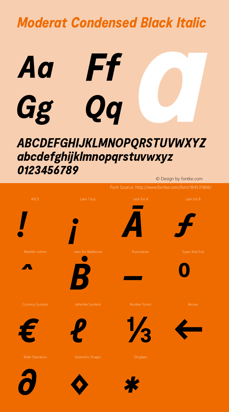 Moderat Condensed Black Italic Version 3.000;PS 003.000;hotconv 1.0.88;makeotf.lib2.5.64775图片样张