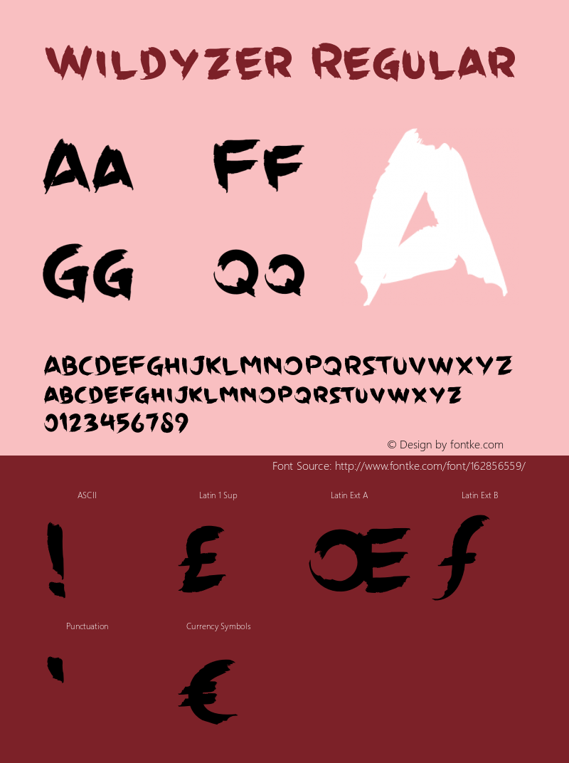 Wildyzer Version 1.016;Fontself Maker 3.5.4 Font Sample