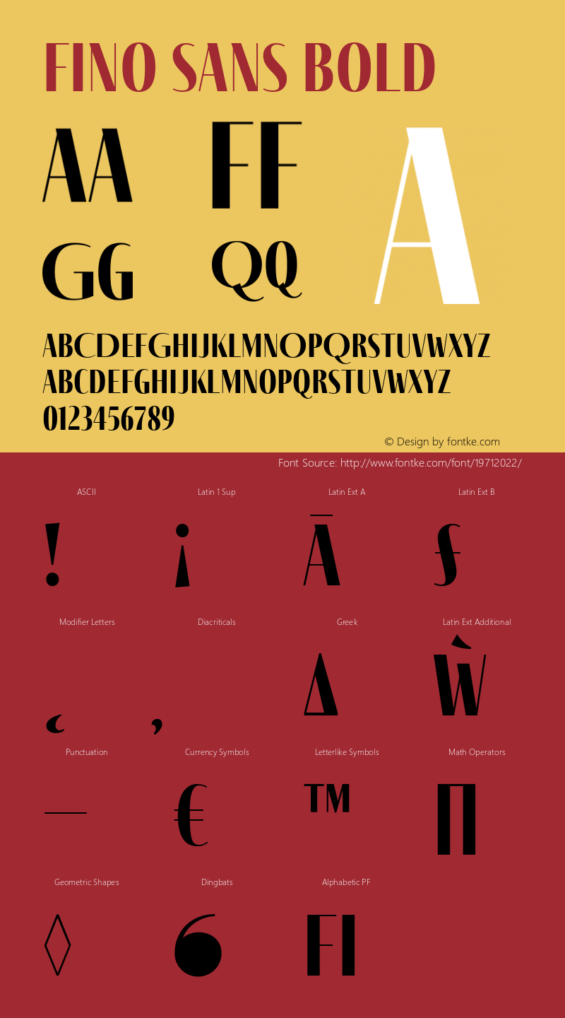 Fino Sans Bold Version 1.012;PS 001.012;hotconv 1.0.88;makeotf.lib2.5.64775; ttfautohint (v1.5.34-1b95) Font Sample