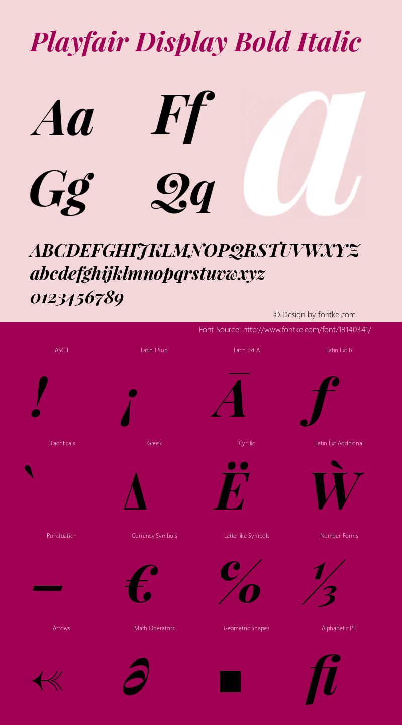 Playfair Display Bold Italic Version 1.005; ttfautohint (v1.2) -l 10 -r 42 -G 200 -x 21 -D latn -f latn -w G -X 