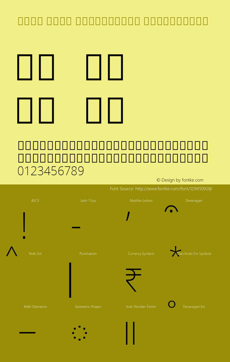 Noto Sans Devanagari ExtraLight Version 2.001; ttfautohint (v1.8.3) -l 8 -r 50 -G 200 -x 14 -D deva -f none -a qsq -X 