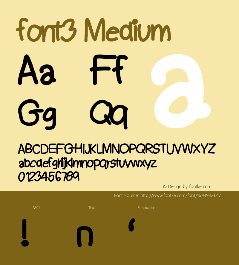 font3 Version 001.000图片样张