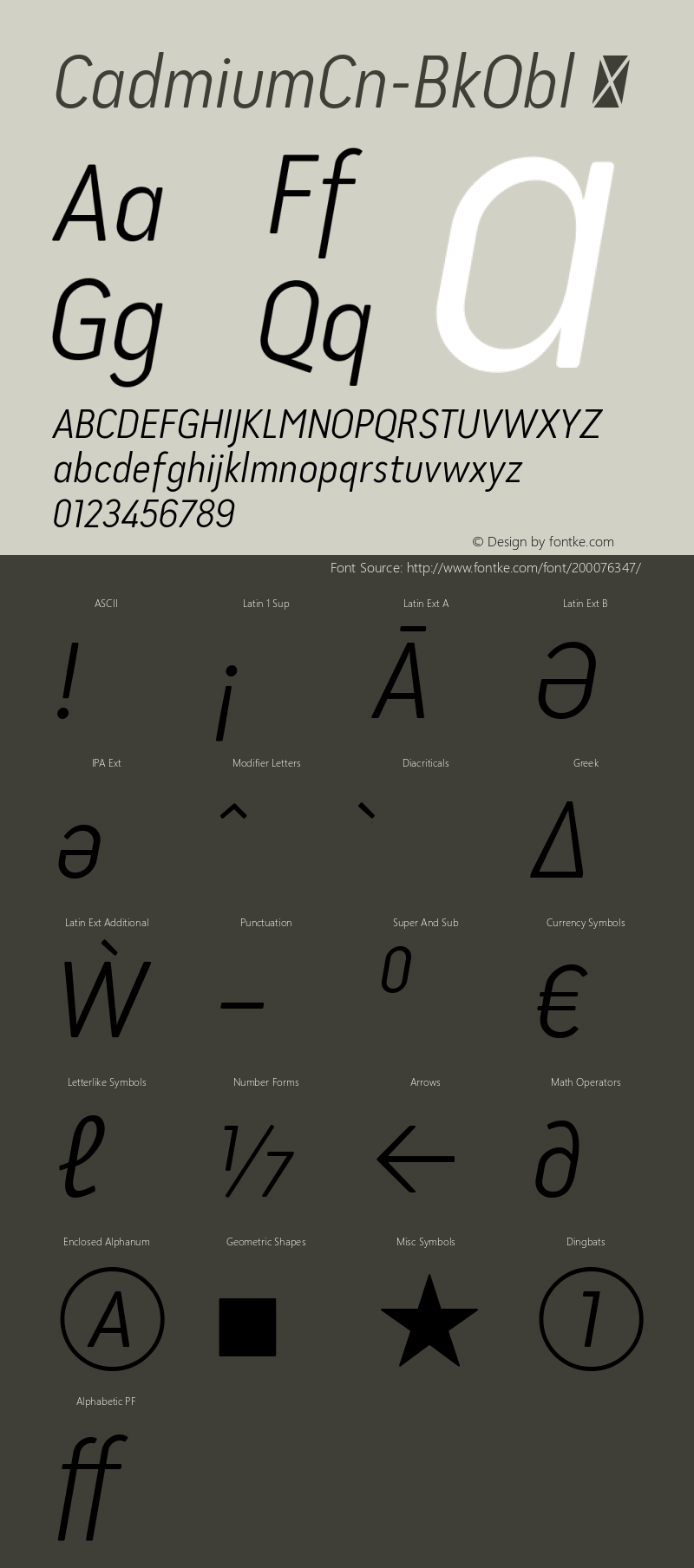 ☞CadmiumCn-BkObl 1.000;com.myfonts.easy.aviation.cadmium.condensed-book-oblique.wfkit2.version.5yKz图片样张