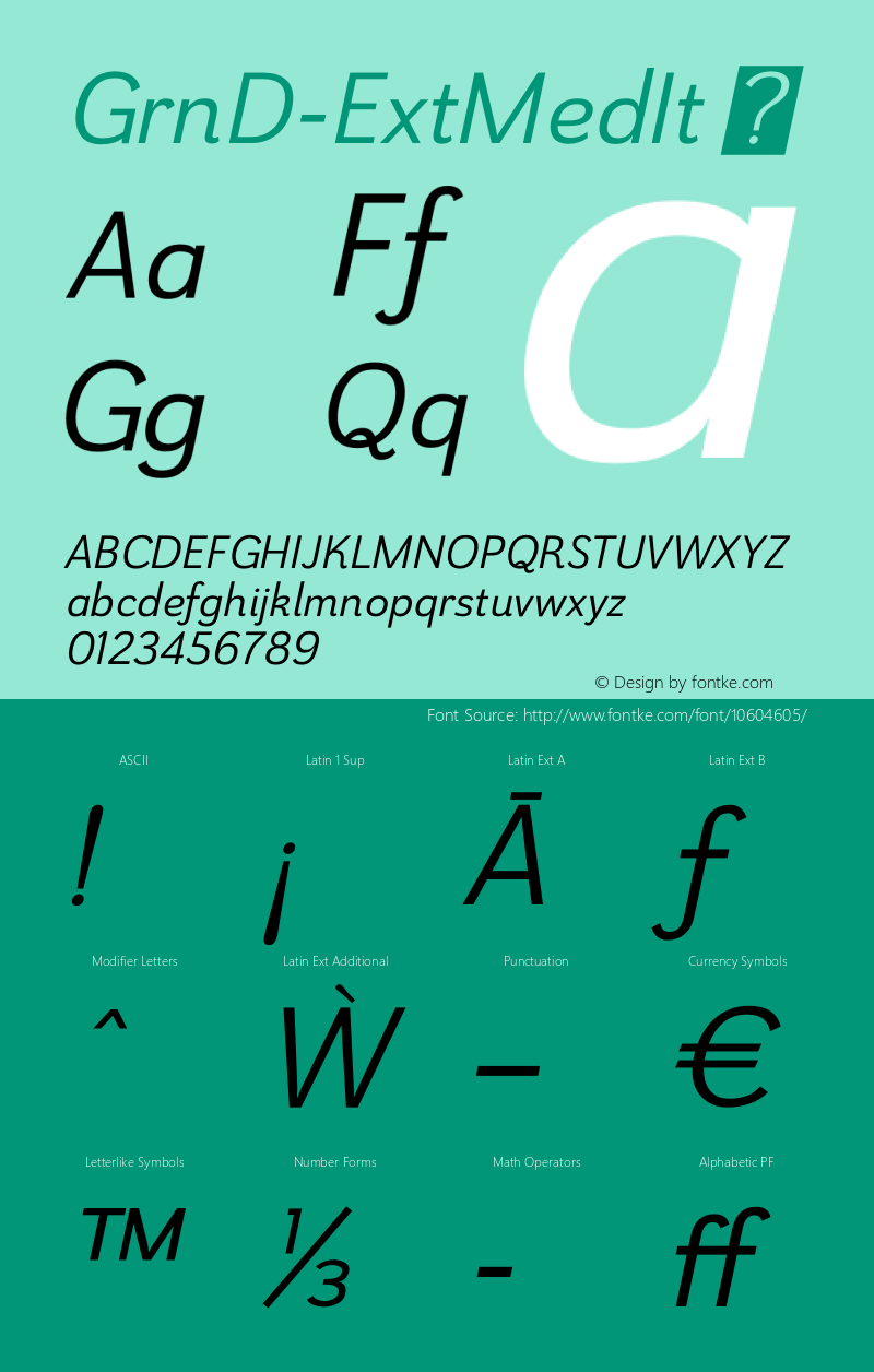 GrnD-ExtMedIt ☞ Version 1.000;com.myfonts.easy.insigne.grenale-2.medium-italic.wfkit2.version.4584 Font Sample