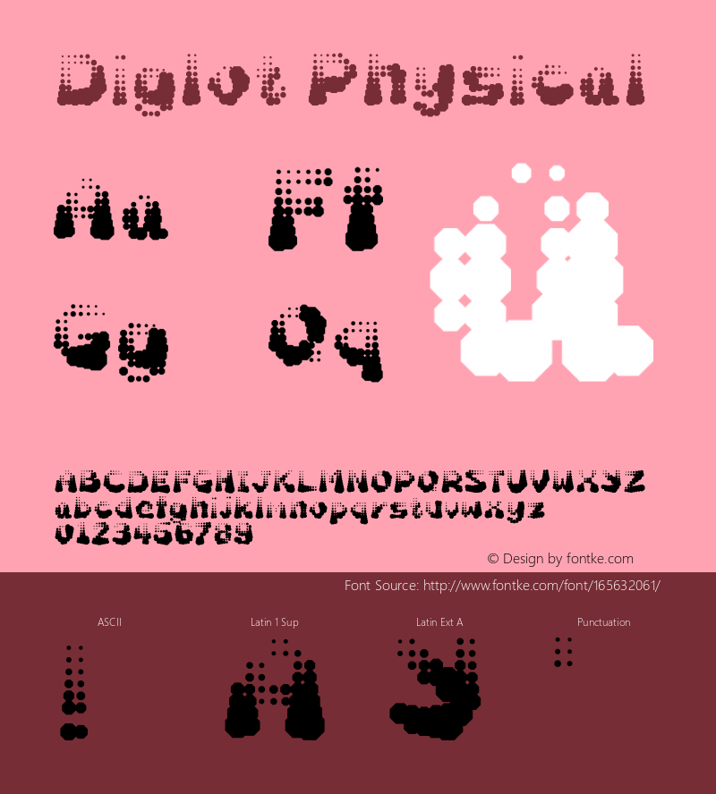 Diglot Physical Version 1.007;Fontself Maker 3.5.4 Font Sample