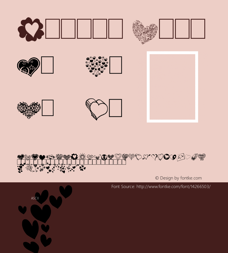 Heartz Book Version 1.00 June 7, 2011, i Font Sample