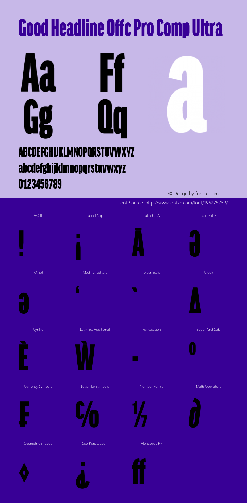 Good Head Offc Pro Comp Ultra Version 7.504; 2014; Build 1020 Font Sample