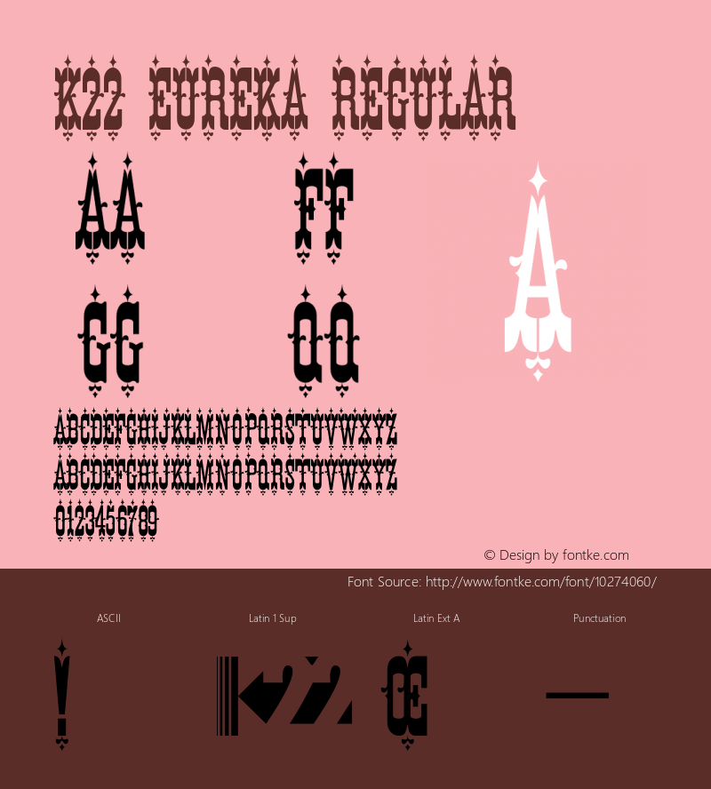 K22 Eureka Regular 1.0 Font Sample