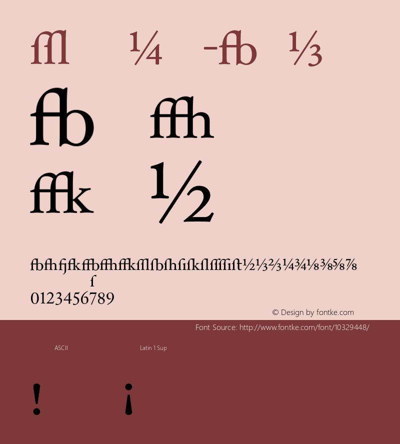 HoeflerText -Alt Roman 001.000 Font Sample