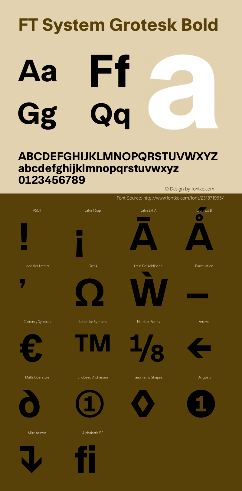 FT System Grotesk Bold Version 1.000;FEAKit 1.0图片样张