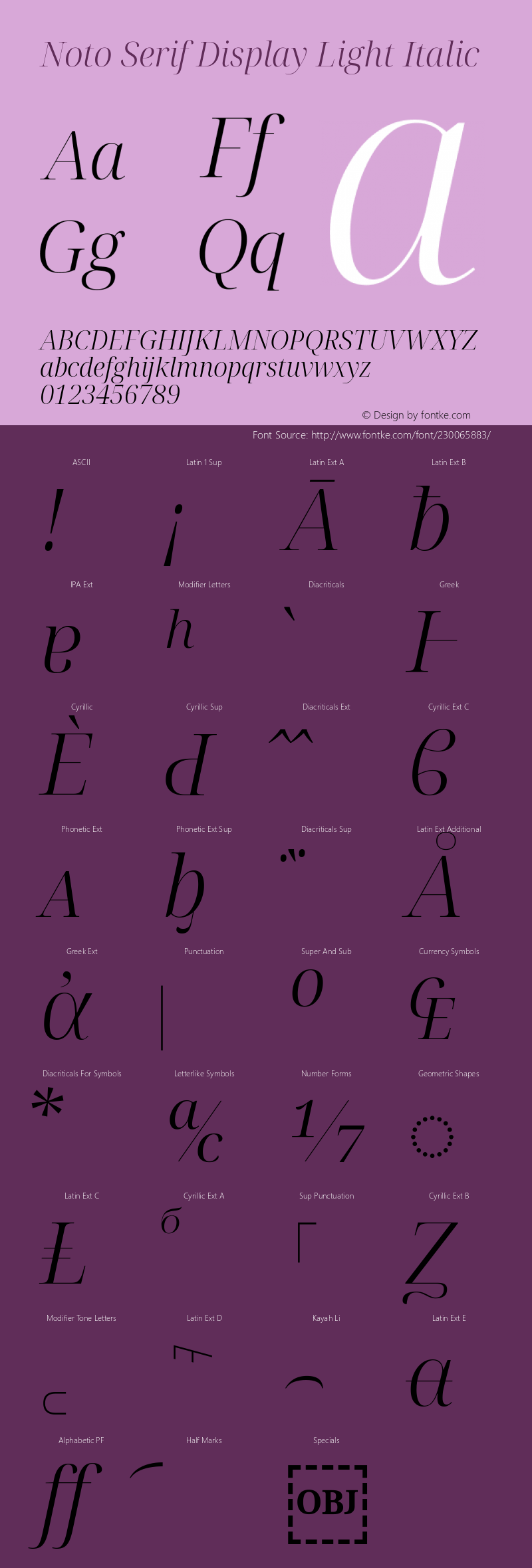 Noto Serif Display Light Italic Version 2.007; ttfautohint (v1.8) -l 8 -r 50 -G 200 -x 14 -D latn -f none -a qsq -X 