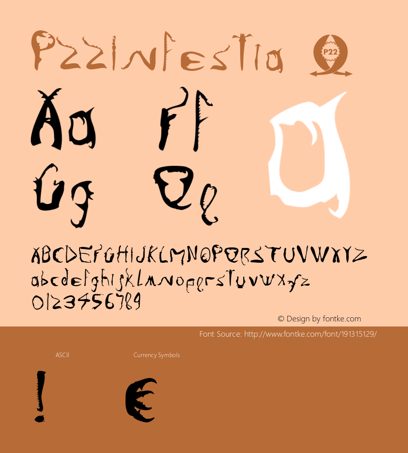 ☞P22Infestia Version 3.000;com.myfonts.easy.p22.infestia.infestia.wfkit2.version.46sx图片样张