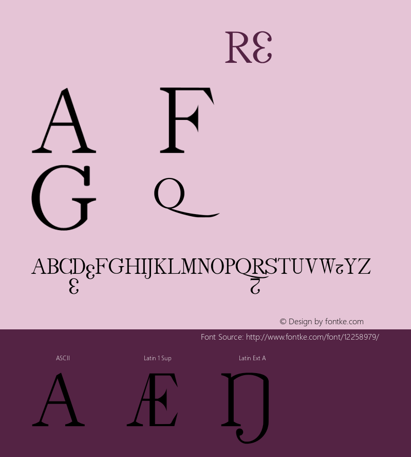 drmdozl10 Regular Version 001.001 Font Sample