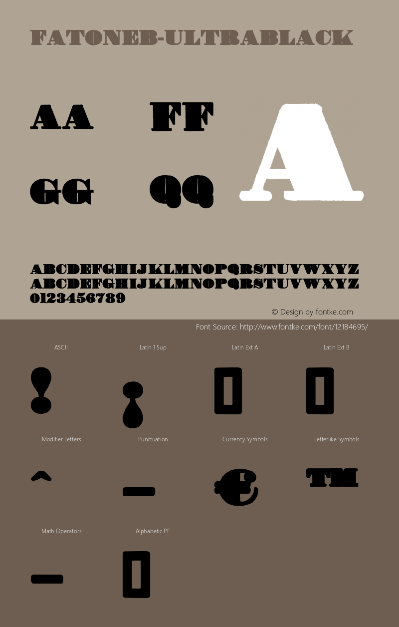 FatoneB-UltraBlack ☞ Version 1.000;com.myfonts.easy.librito.fatone.ultra-black-b.wfkit2.version.4mQQ Font Sample