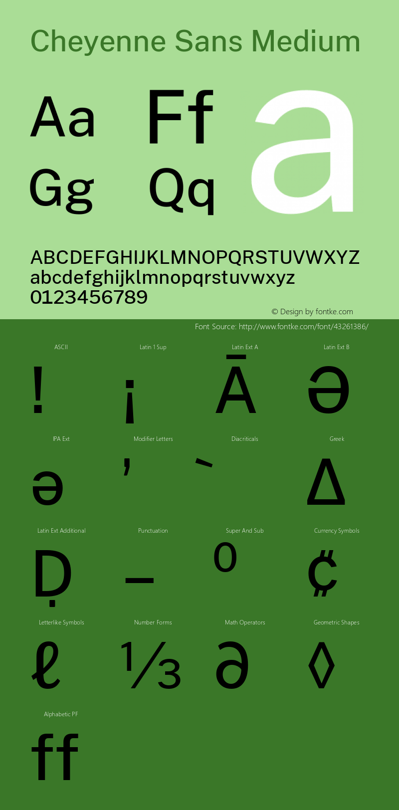 Cheyenne Sans Medium Version 1.00;October 26, 2019;FontCreator 12.0.0.2547 64-bit Font Sample
