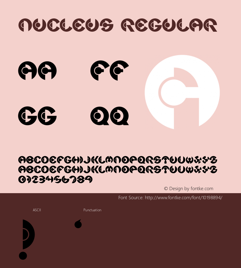 Nucleus Regular 001.000 Font Sample