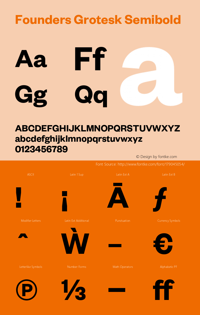 Founders Grotesk Semibold Version 2.001 | web-OT图片样张