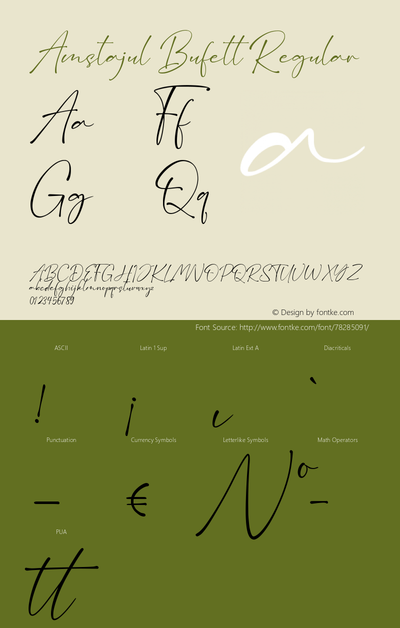 Amstajul Bufett Version 1.00;September 26, 2020;FontCreator 12.0.0.2525 64-bit Font Sample