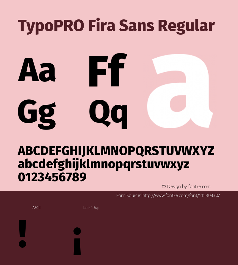 TypoPRO Fira Sans Regular Version 3.105;PS 003.105;hotconv 1.0.70;makeotf.lib2.5.58329 Font Sample