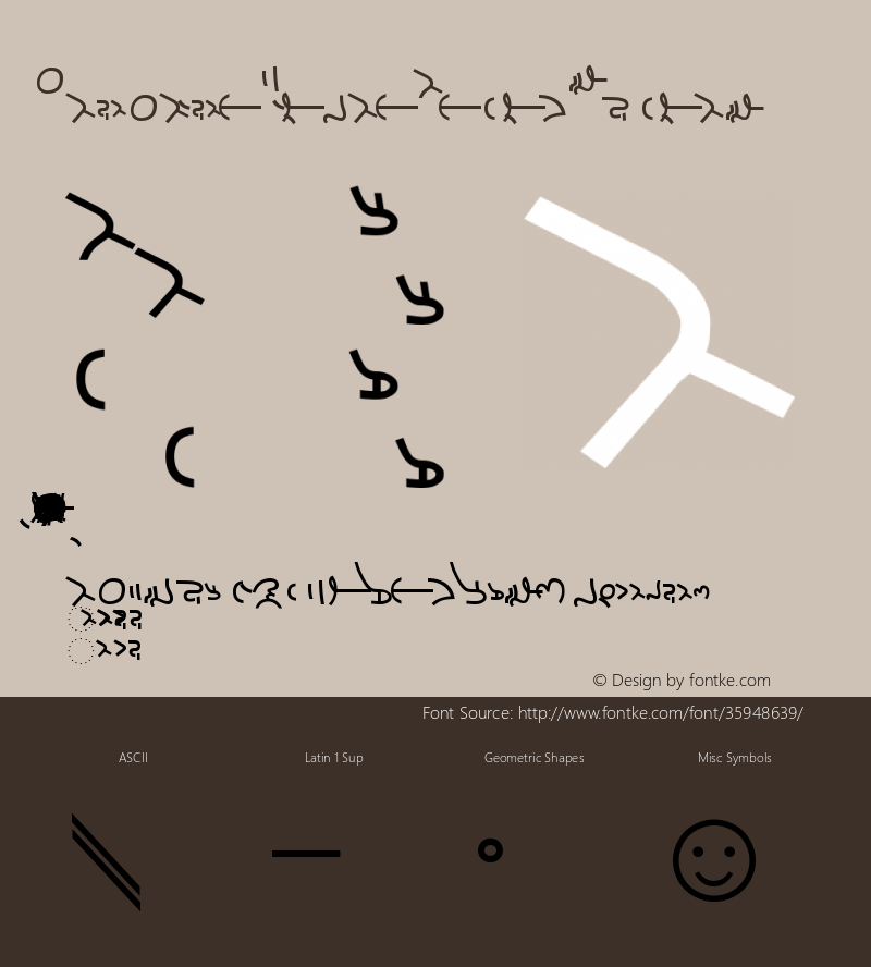 Baybayin Kulitan Angulo V.1.00  August 12, 2011, initial release Font Sample