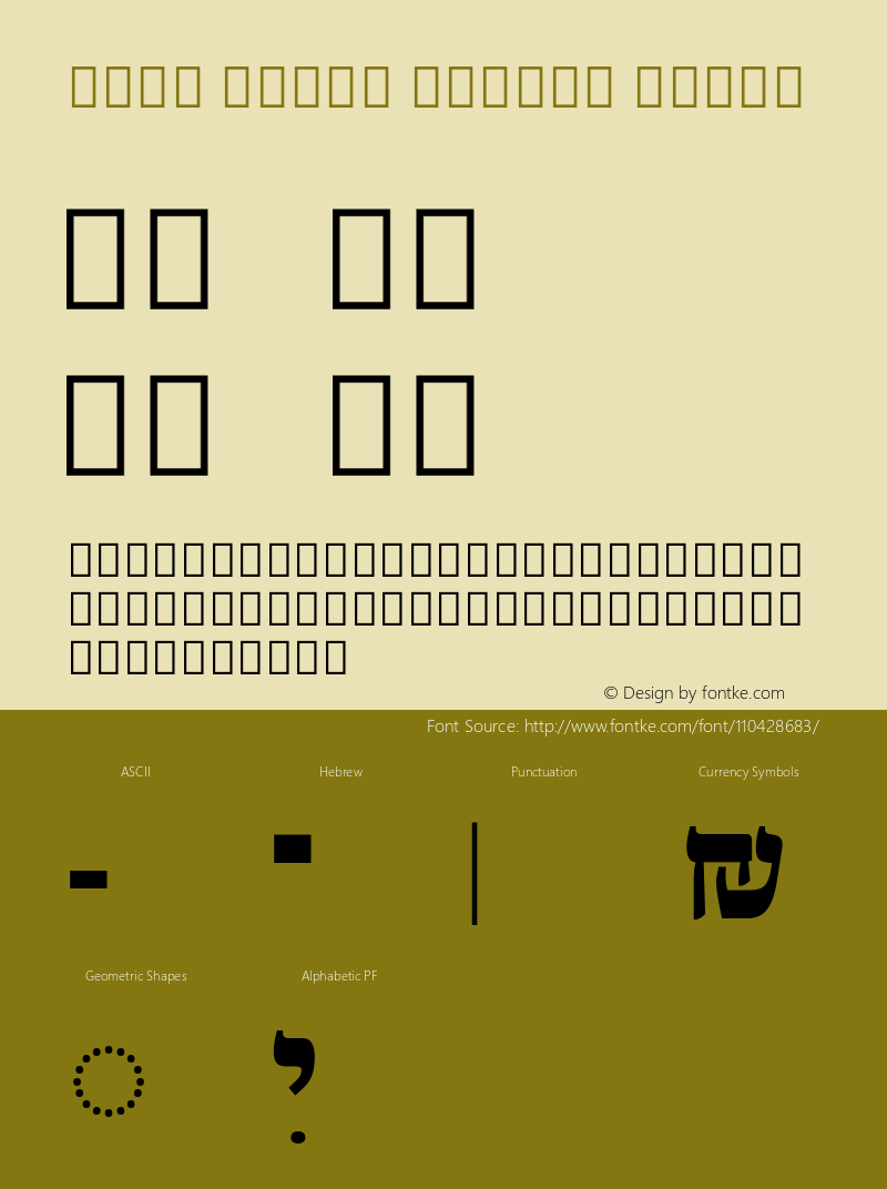 Noto Serif Hebrew Black Version 2.000; ttfautohint (v1.8.3) -l 8 -r 50 -G 200 -x 14 -D hebr -f none -a qsq -X 