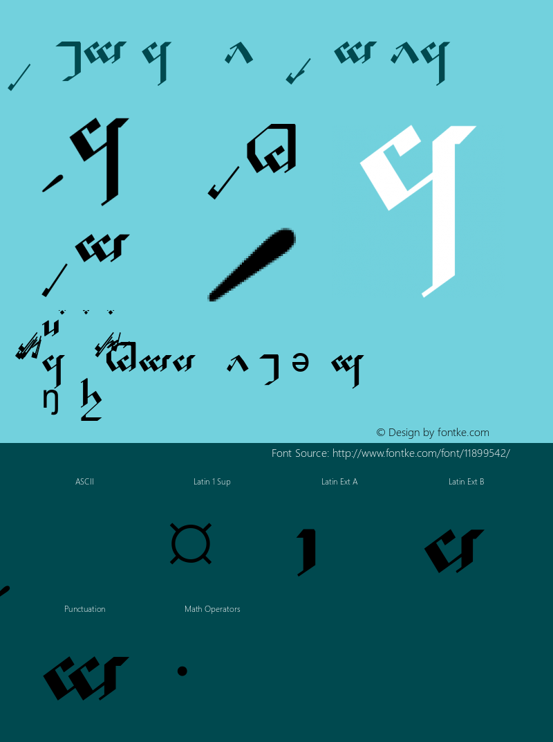 Tengwar Noldor-A Regular Version 1.0 Font Sample