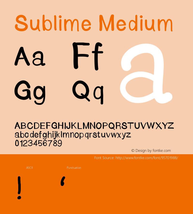 Sublime Version 001.000 Font Sample