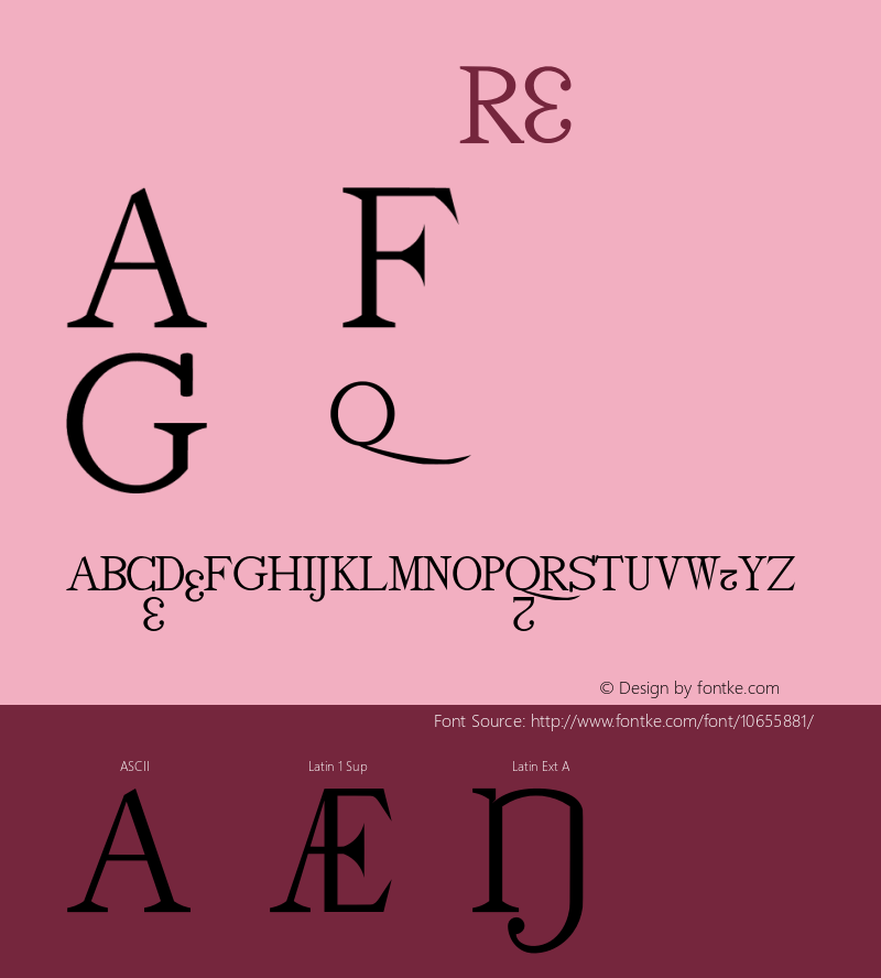 drmdoz24 Regular Version 001.001 Font Sample