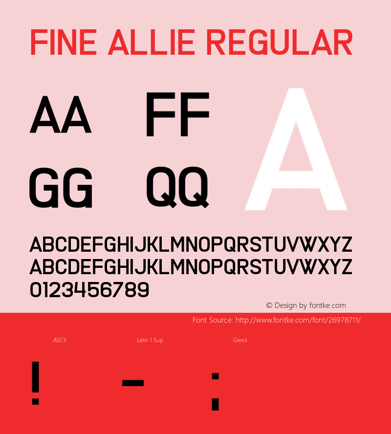 Fine Allie Version 1.00;September 24, 2018;FontCreator 11.5.0.2427 64-bit Font Sample