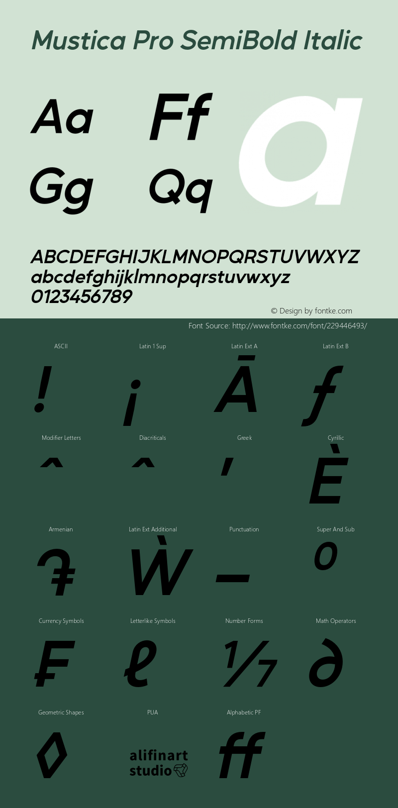 Mustica Pro SemiBold Italic Version 1.1.4.2图片样张