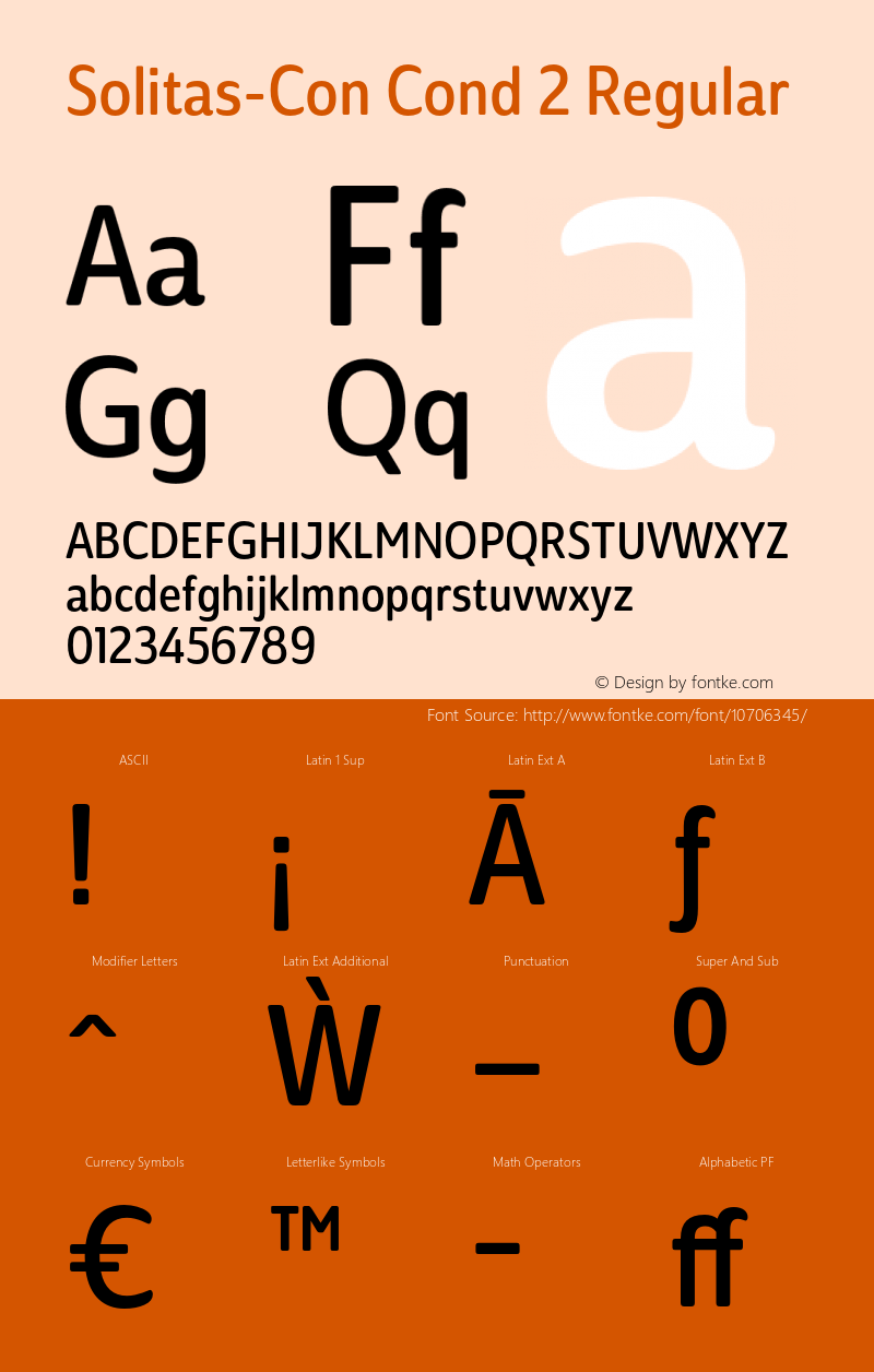 Solitas-Con Cond 2 Regular 1.000;com.myfonts.easy.insigne.solitas.con-regular.wfkit2.version.4oe7 Font Sample