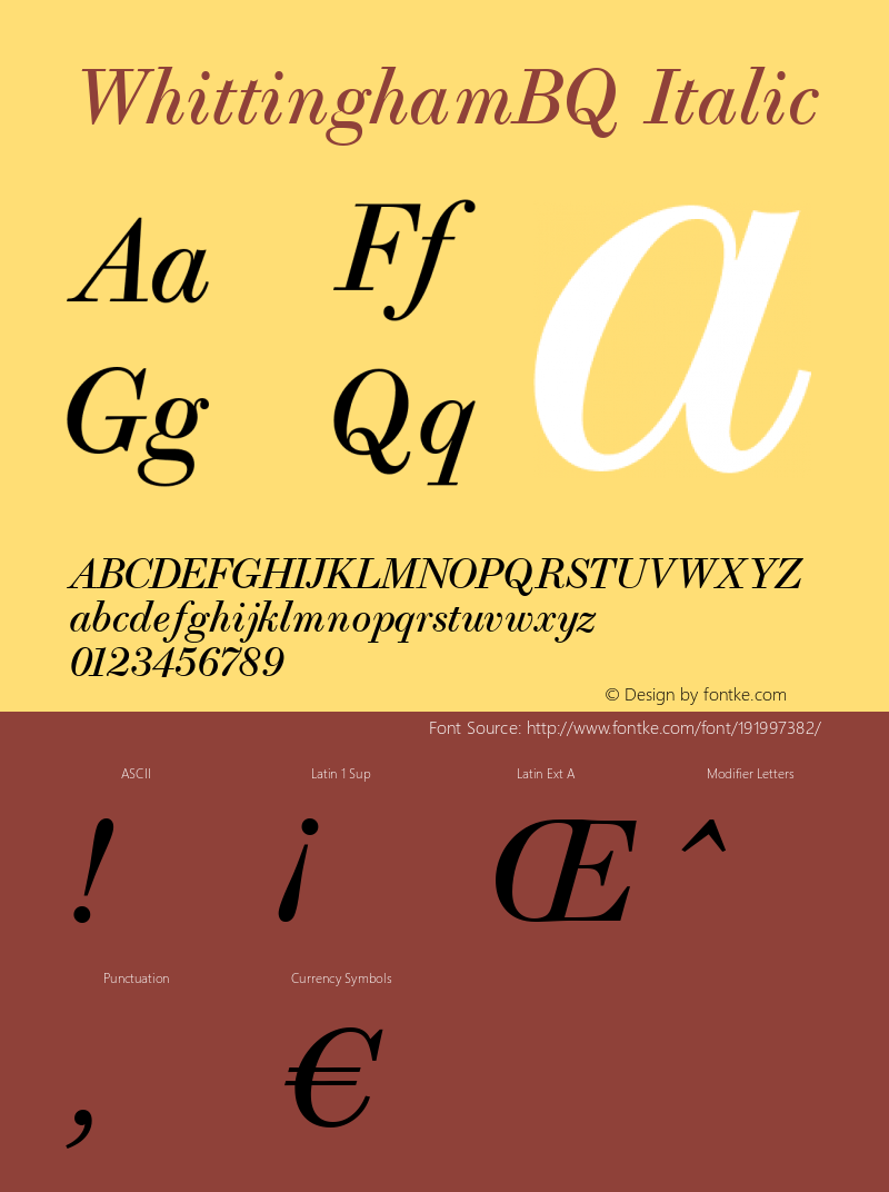 WhittinghamBQ Italic 001.001图片样张