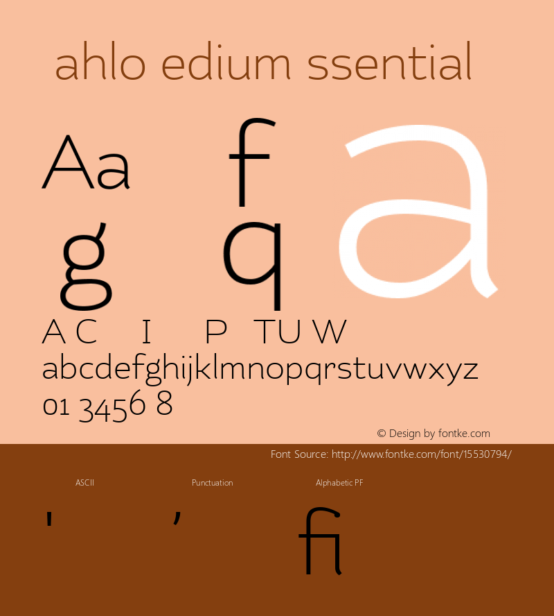 KahloMediumEssential ☞ Version 1.000;com.myfonts.easy.latinotype.kahlo.med.wfkit2.version.46oF Font Sample
