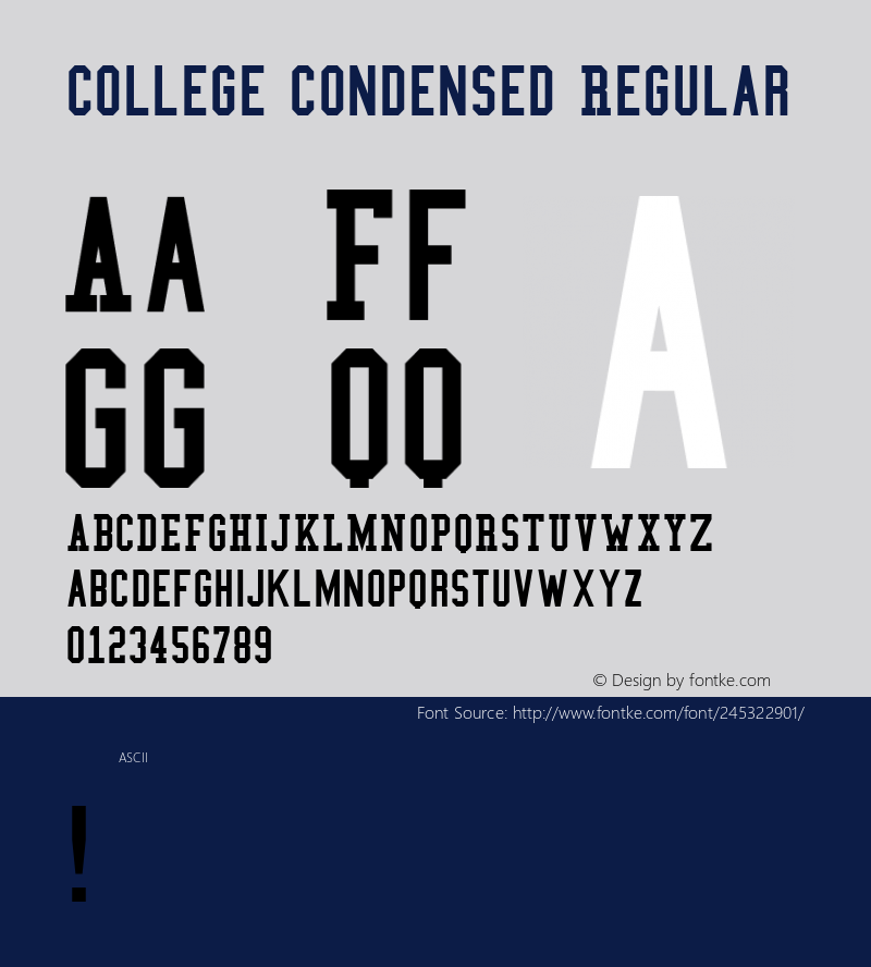 College Condensed Version 1.01图片样张