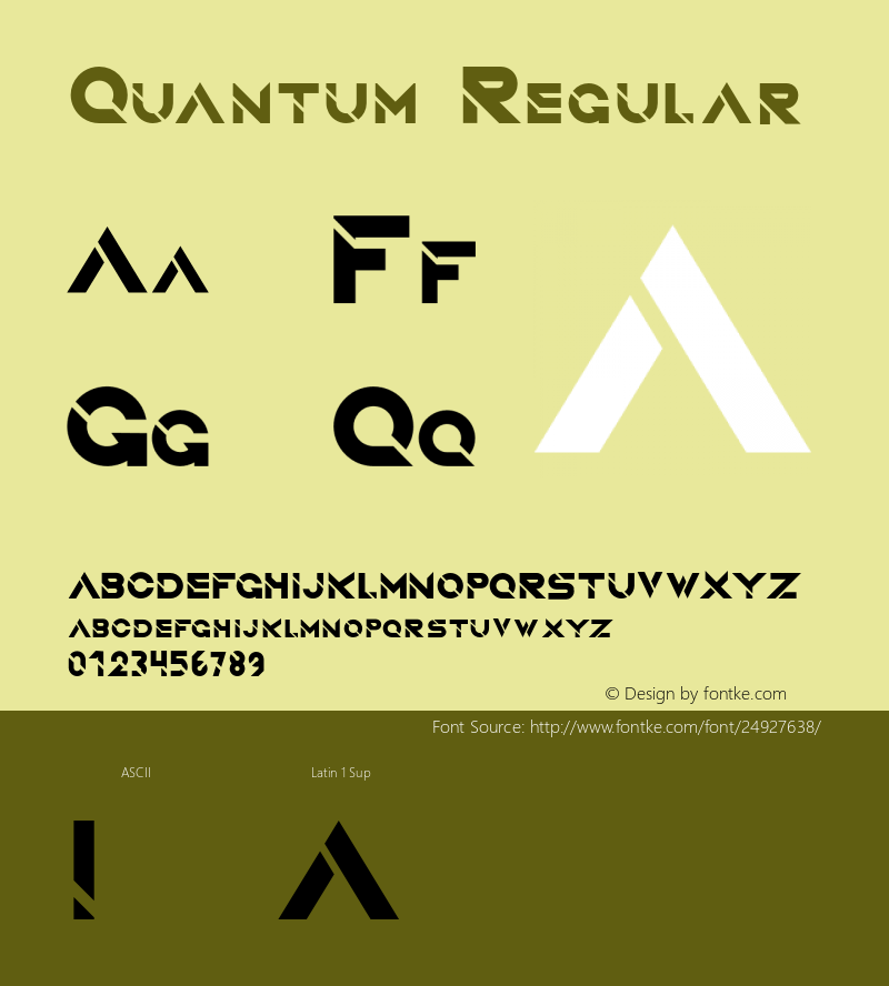 QuantumRegular Version 1.002;Fontself Maker 2.1.2 Font Sample