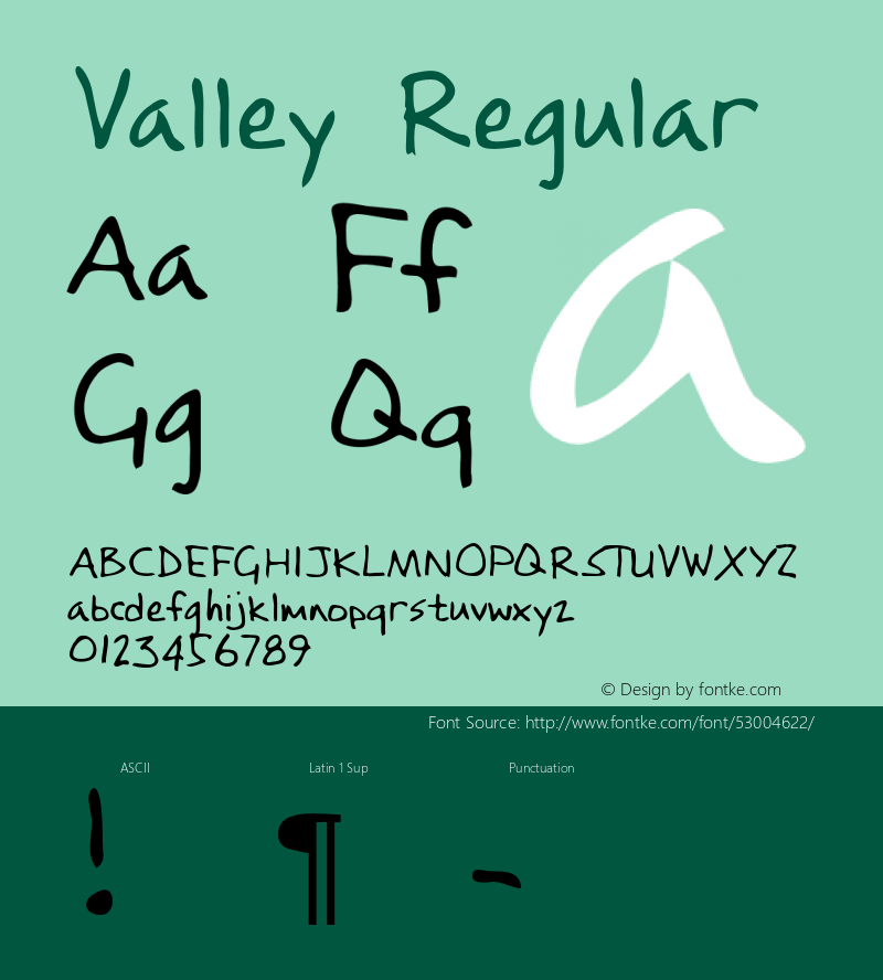 Valley Altsys Metamorphosis:3/2/95 {DfLp-URBC-66E7-7FBL-FXFA} Font Sample