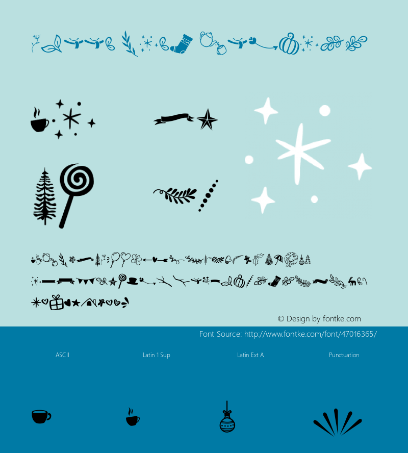 Holly Days Clipart Version 1.002;Fontself Maker 3.3.0 Font Sample