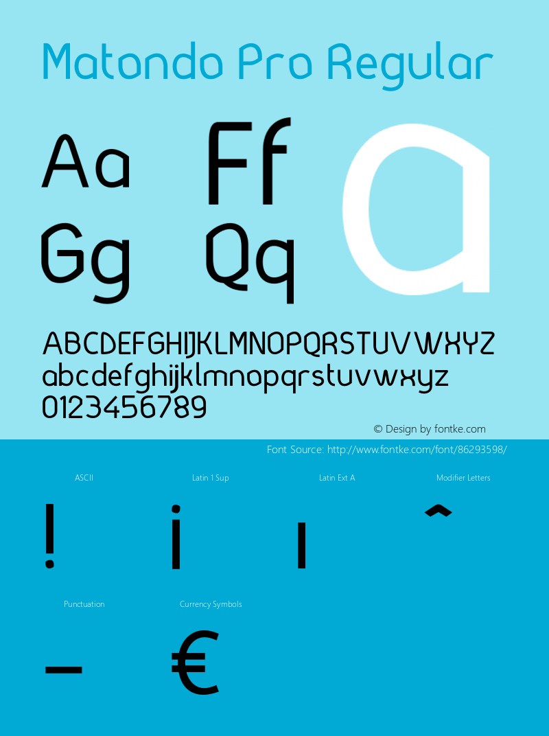 MatondoProRegular Version 2.0; Dec 2020 by Audry Kitoko Makelele Font Sample