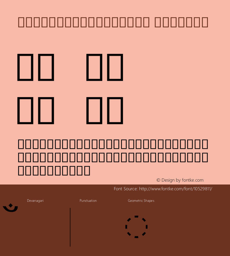 SamsungDevanagari Regular Version: 1.00 ; Scale Test build 20130403 Font Sample