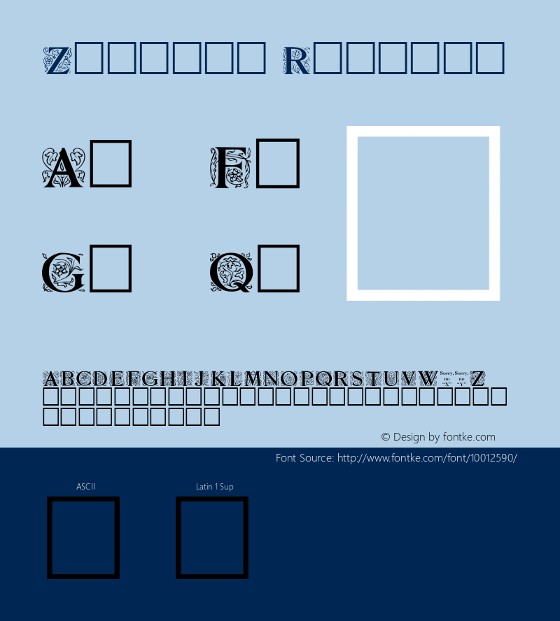 Zallman Regular Altsys Metamorphosis:3/8/92 Font Sample