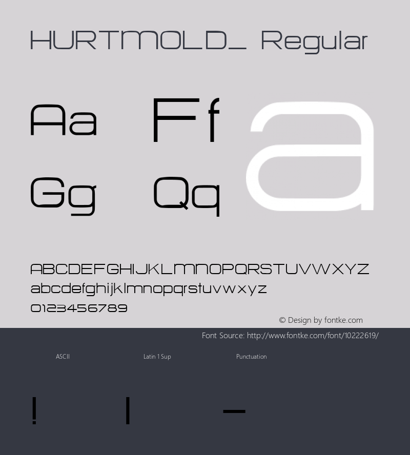 HURTMOLD_ Regular 03 Font Sample