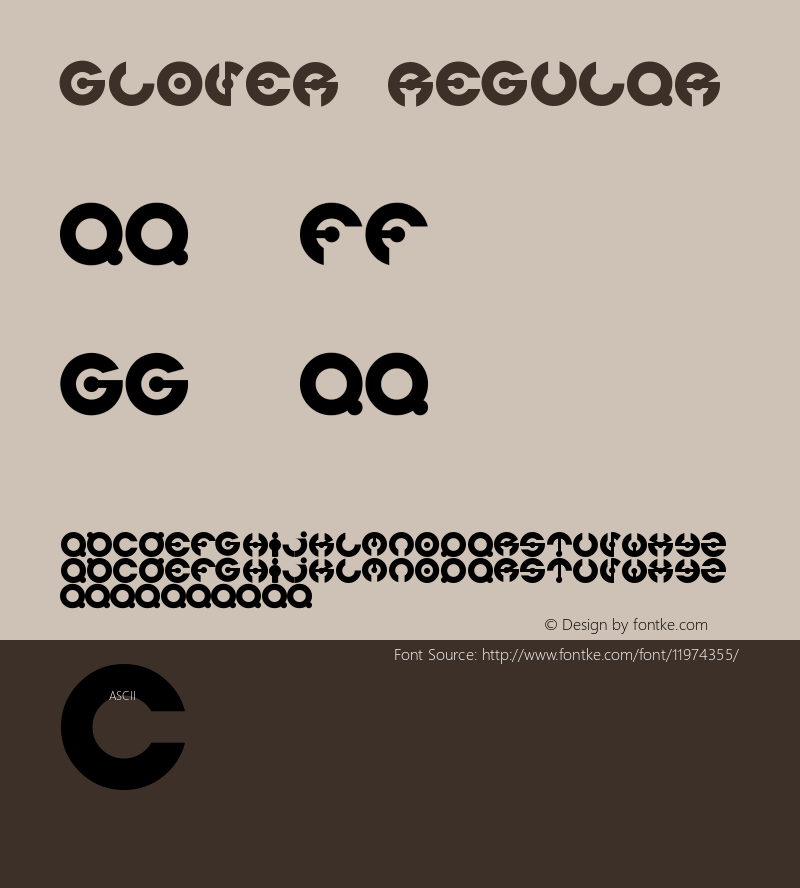 glover Regular Version 1.0 Font Sample