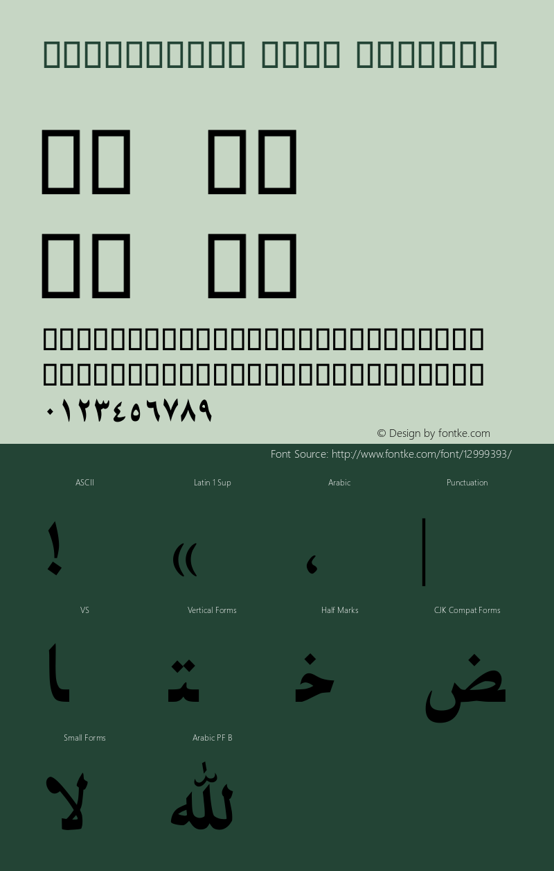 W_hosseini Bold Regular Macromedia Fontographer 4.1 8/29/2005 Font Sample