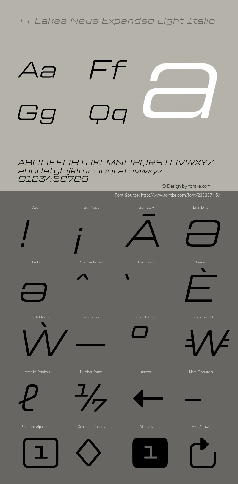 TT Lakes Neue Expanded Light Italic Version 1.100.14042021图片样张