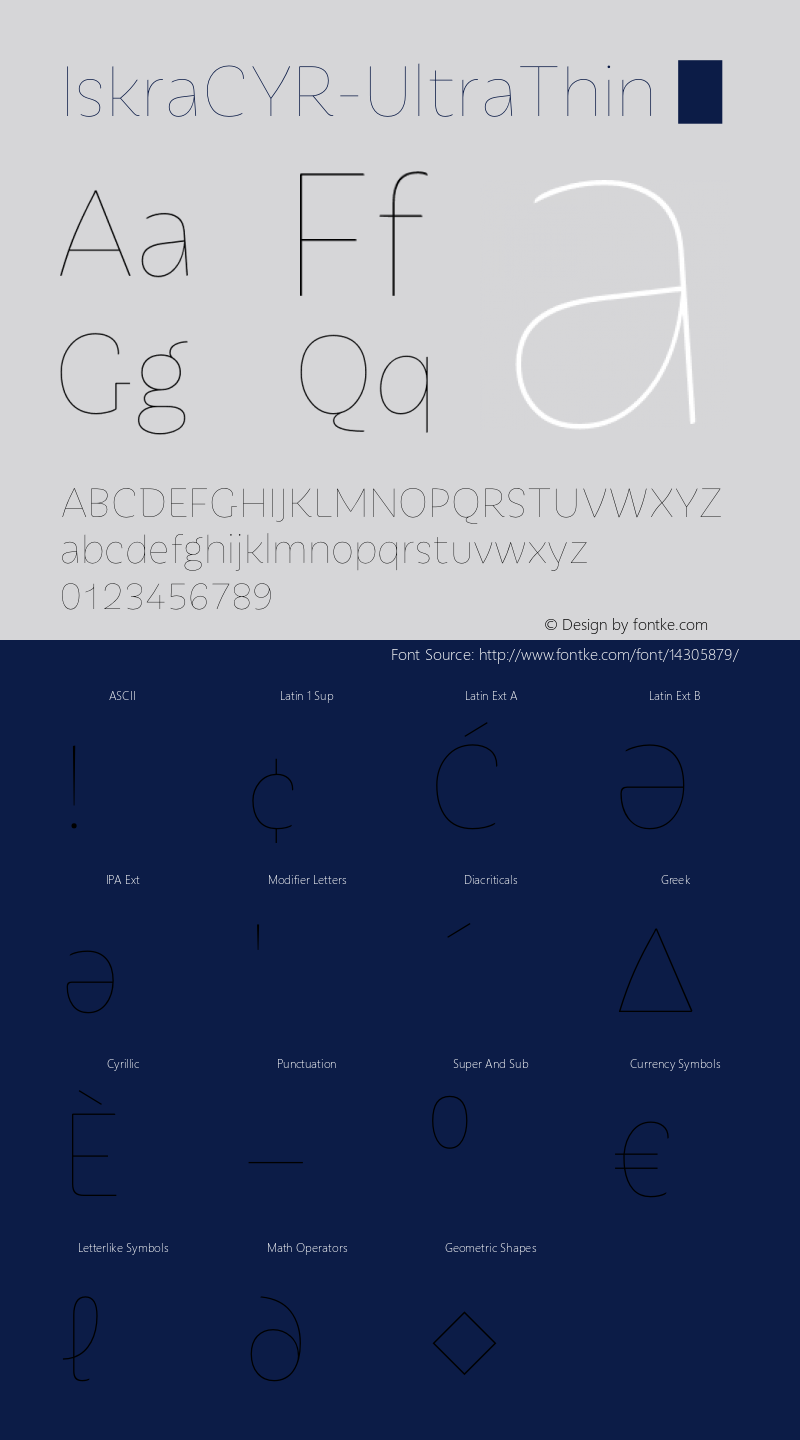 IskraCYR-UltraThin ☞ Version 1.000;com.myfonts.type-together.iskra.cyr-ultrathin.wfkit2.3UqR Font Sample