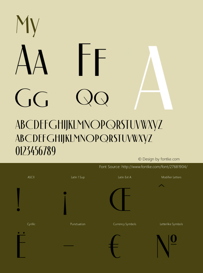 ☞My Version 001.001 ;com.myfonts.easy.gaslight.mxmy.y.wfkit2.version.4oQS Font Sample