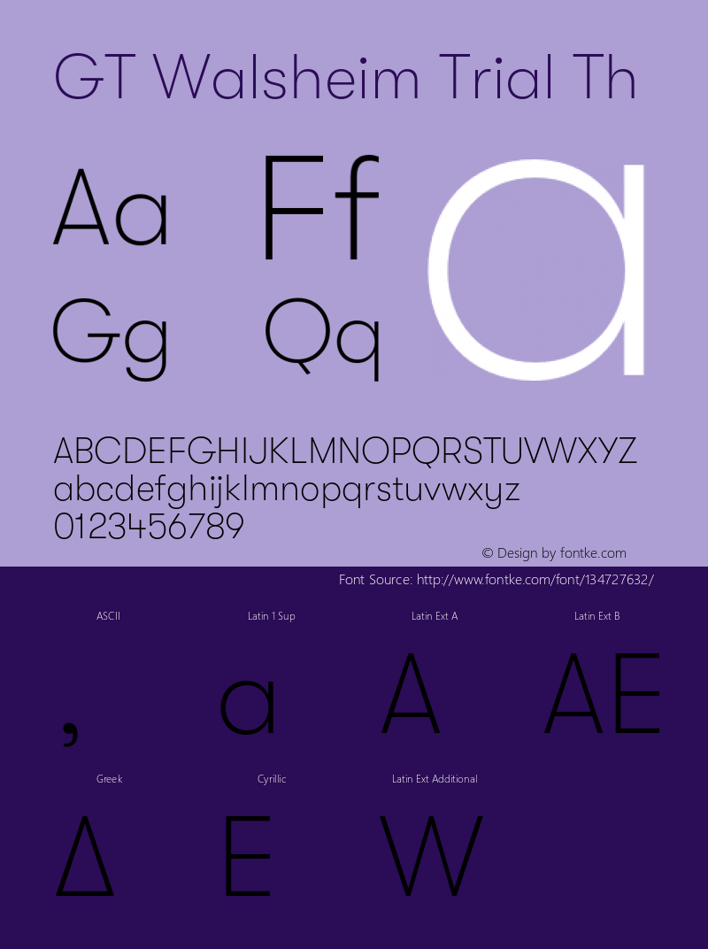 GT Walsheim Trial Th Version 2.008 2020-10-21 Font Sample